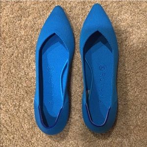 Discontinued Rothy’s peacock points size 7.5